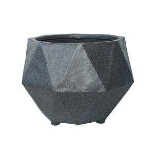 Marble Flower Pot Black Marble Flower Pot Black